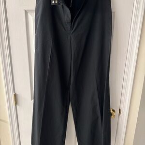 LOFT Wide Legged Pinstriped Dress Pants